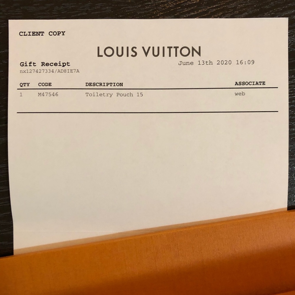 SOLD Authentic new Louis Vuitton Toiletry Pouch 15 - Picture 4 of 4